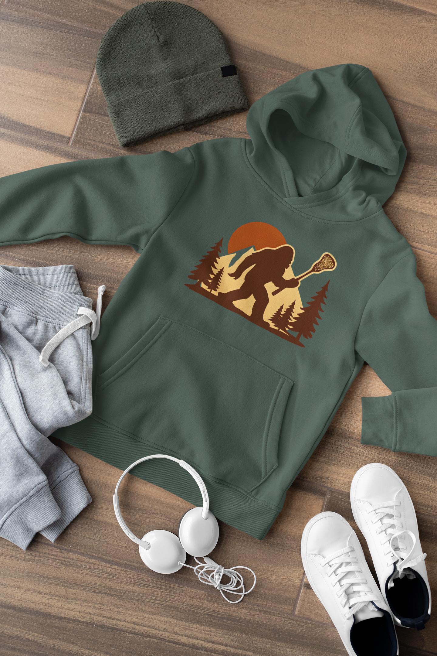 LAXsquatch Youth Fleece Hoodie