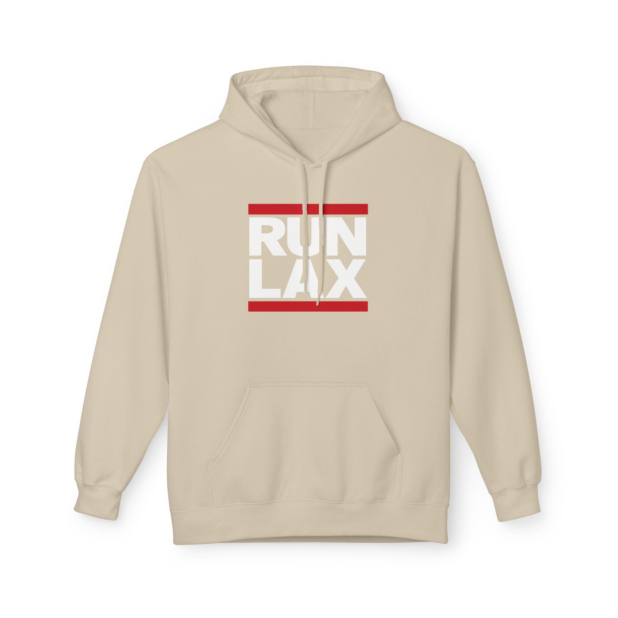 RUN LAX - Adult Fleece Hoodie