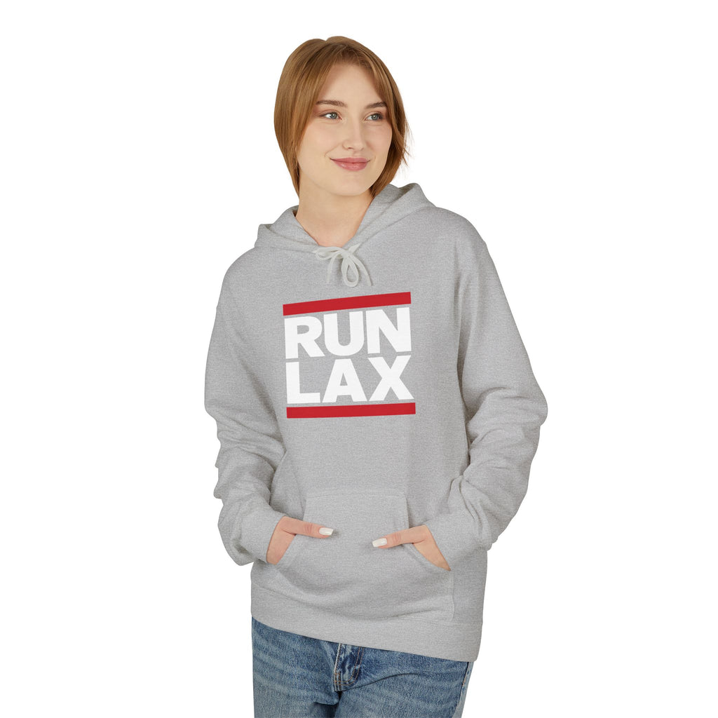RUN LAX - Adult Fleece Hoodie