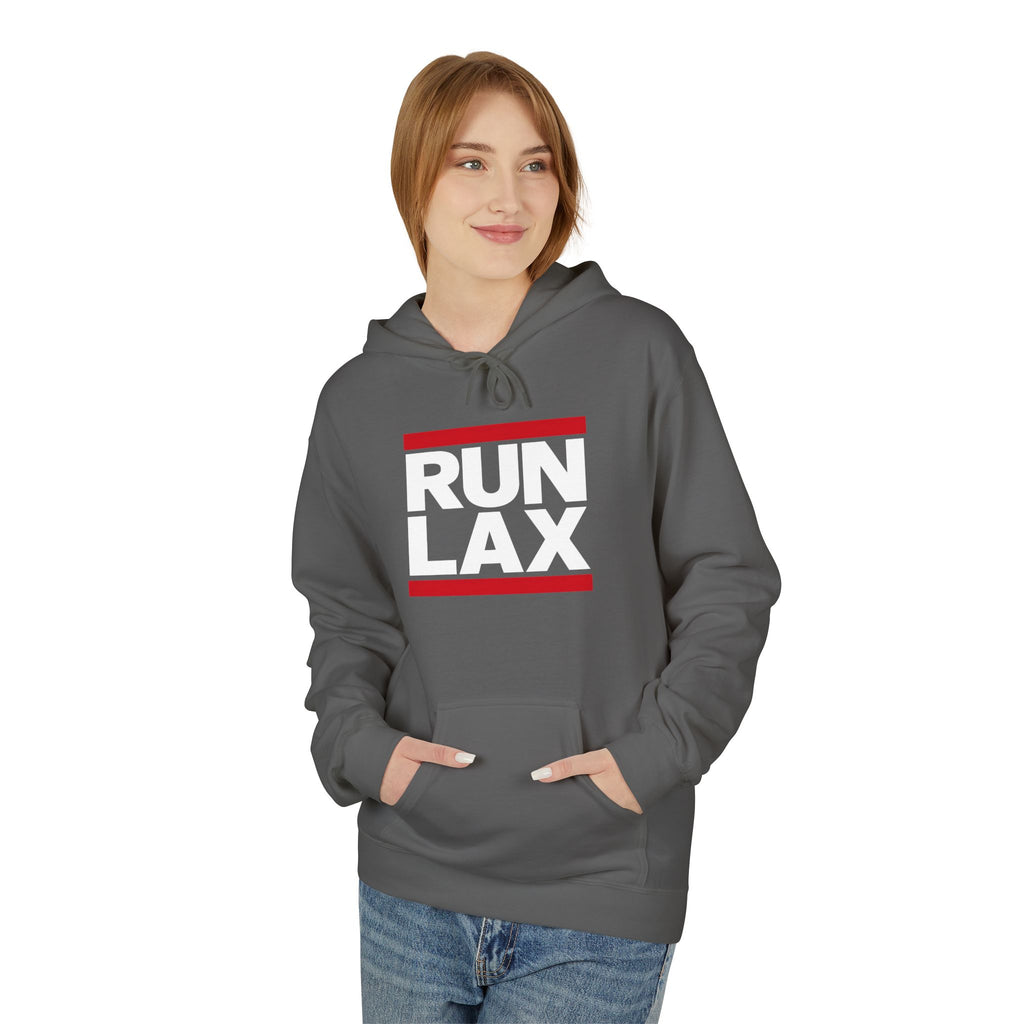 RUN LAX - Adult Fleece Hoodie