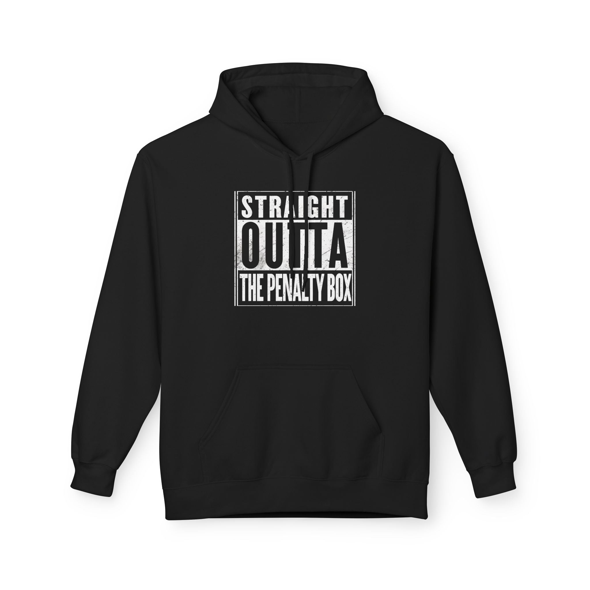 Straight Outta The Penalty Box - Adult Fleece Hoodie