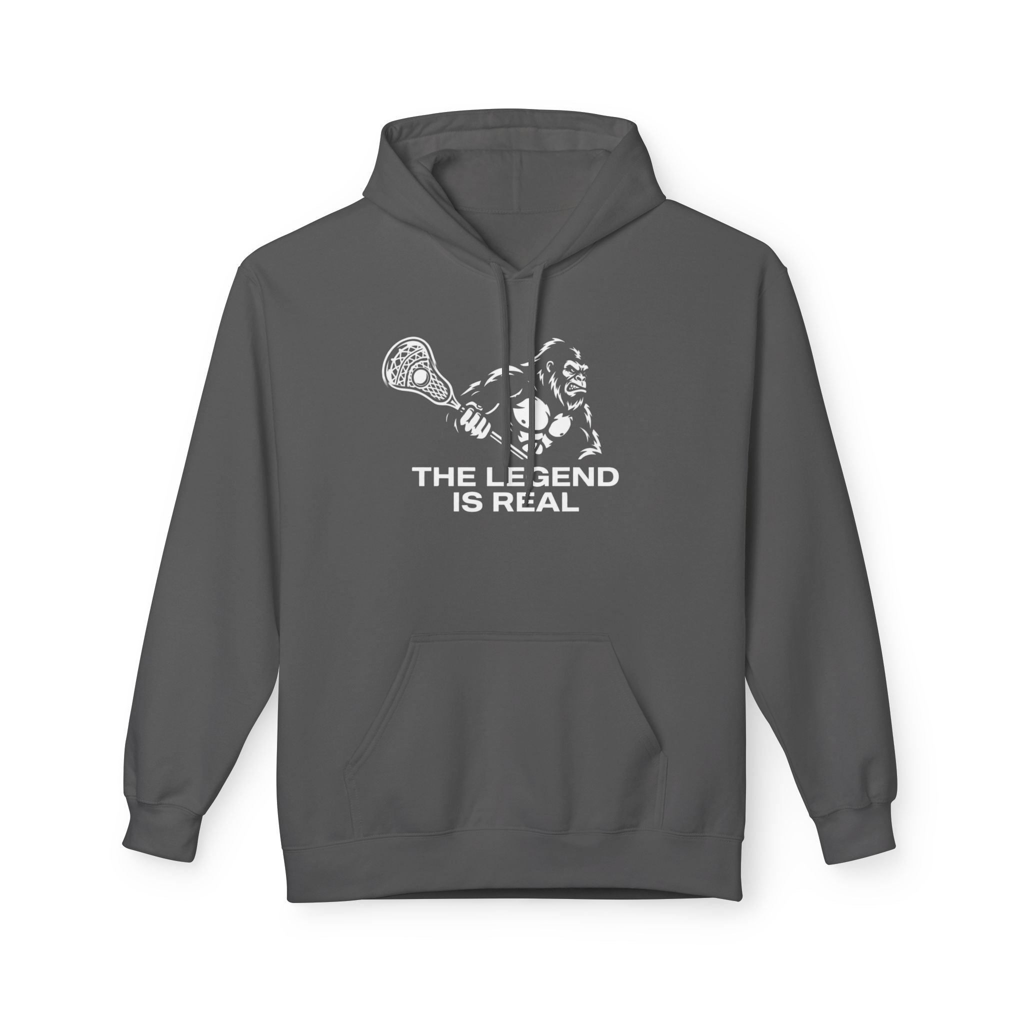 LAXsquatch - Adult Fleece Hoodie