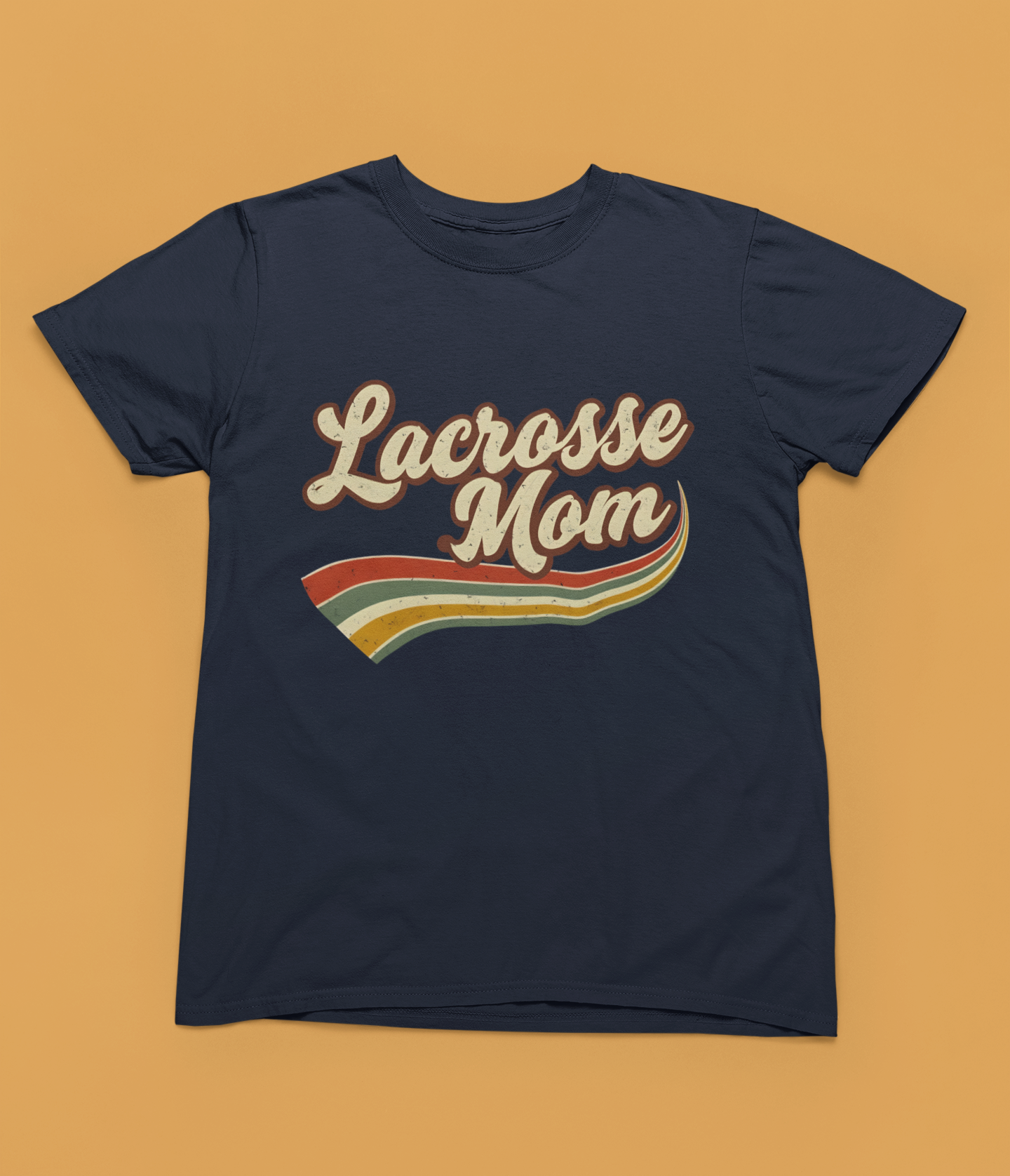 Vintage Lacrosse Mom — Adult Tee