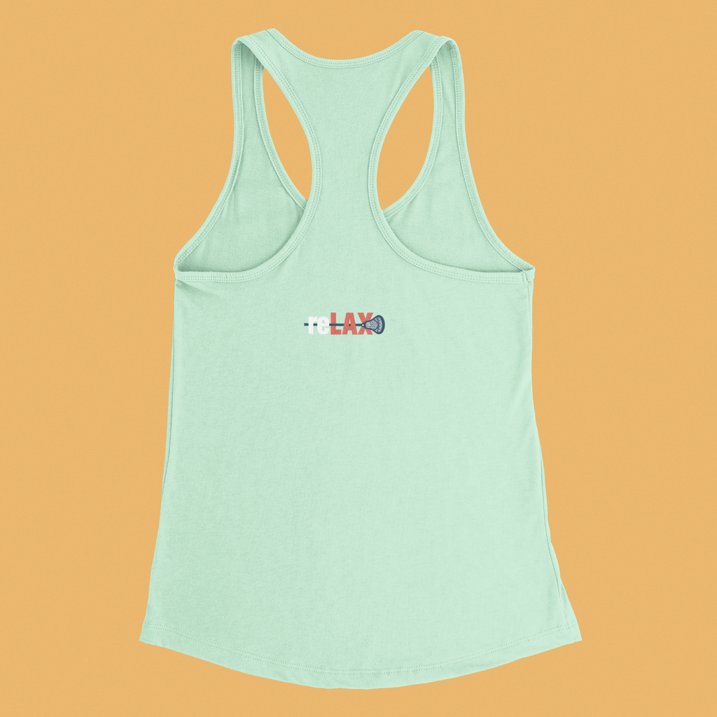 Vintage Lacrosse Mom - Racerback Tank