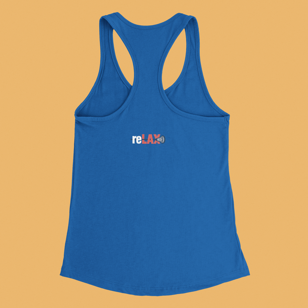 Vintage Lacrosse Mom - Racerback Tank