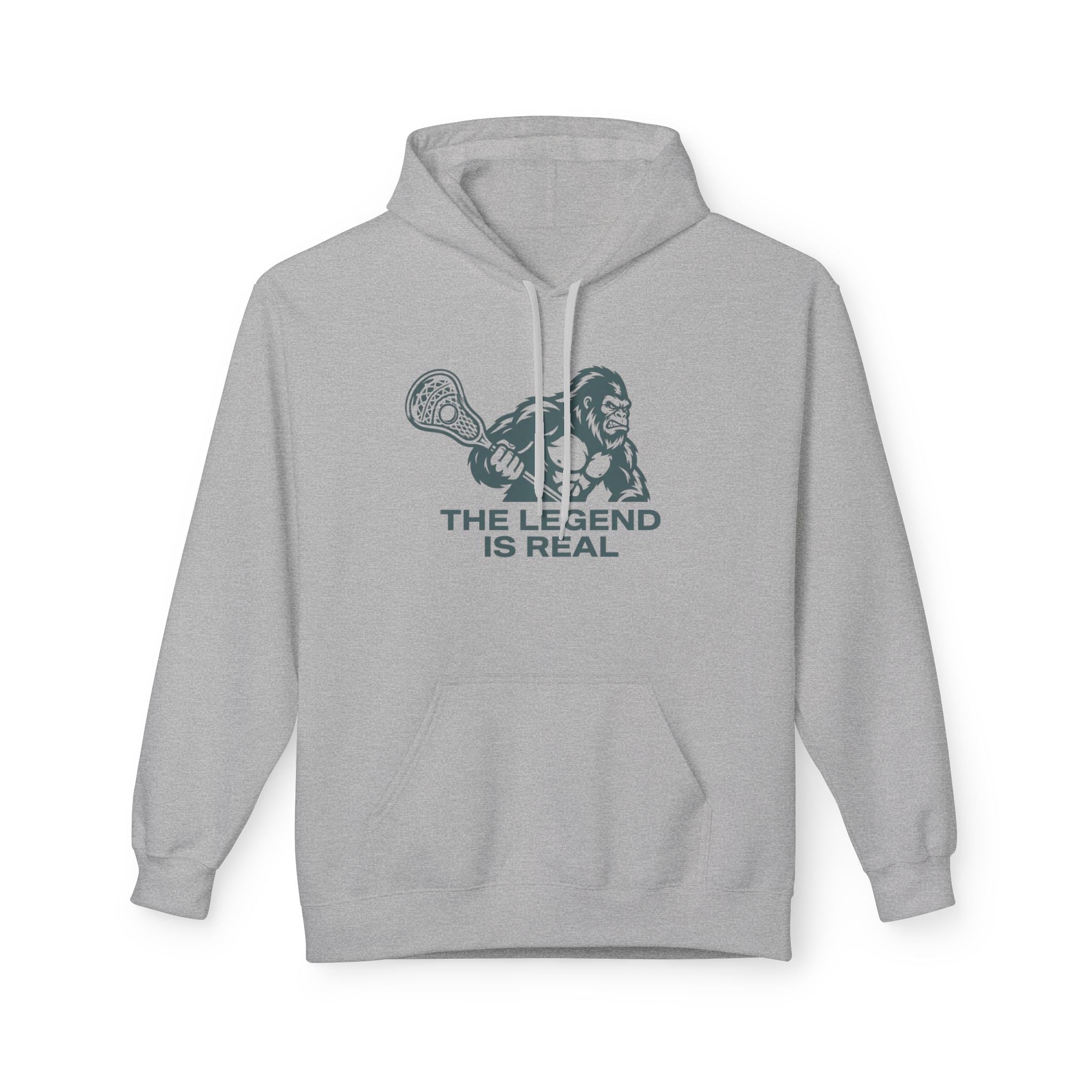 LAXsquatch Blue - Adult Fleece Hoodie