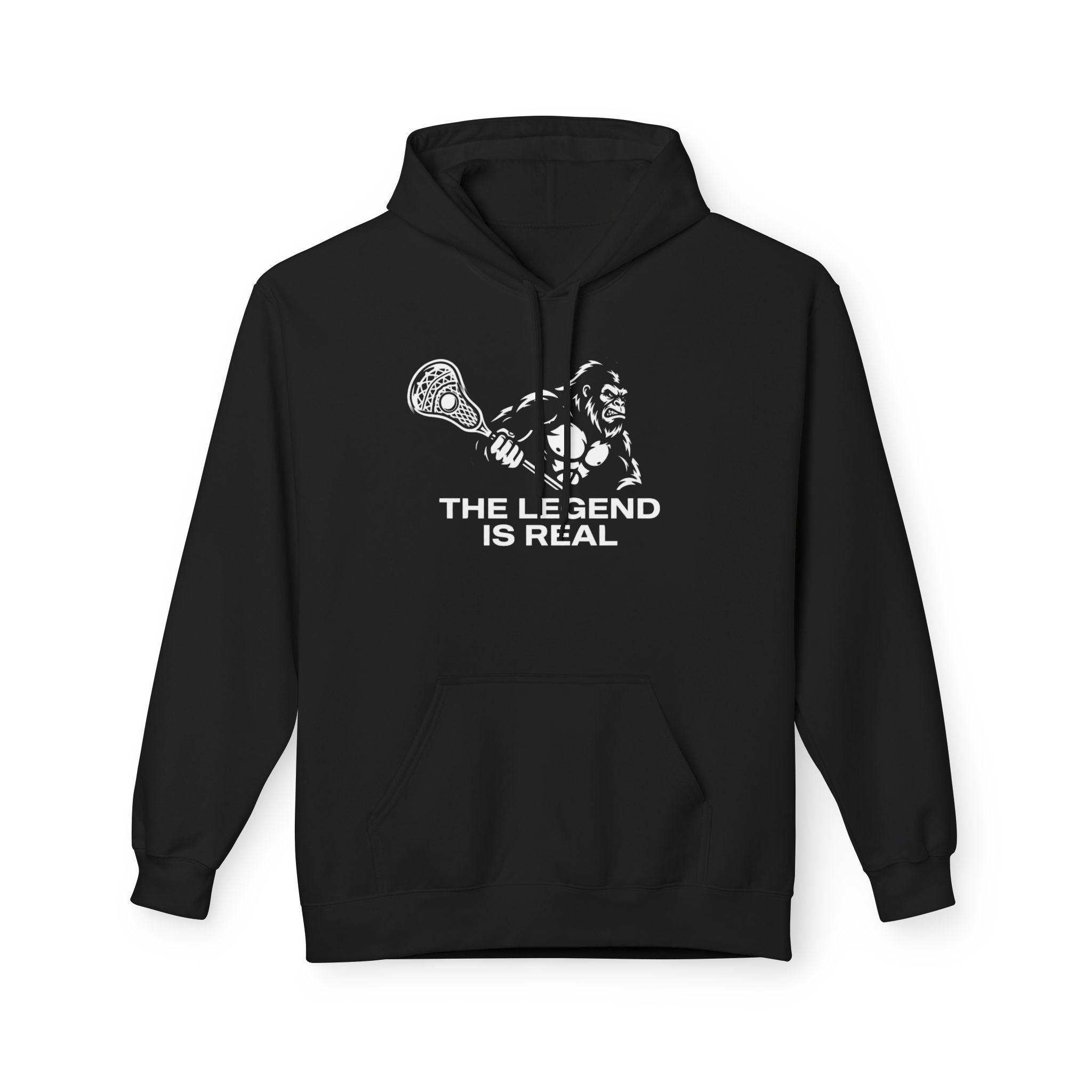 LAXsquatch - Adult Fleece Hoodie