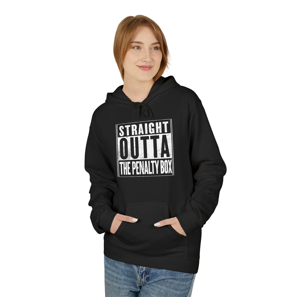 Straight Outta The Penalty Box - Adult Fleece Hoodie
