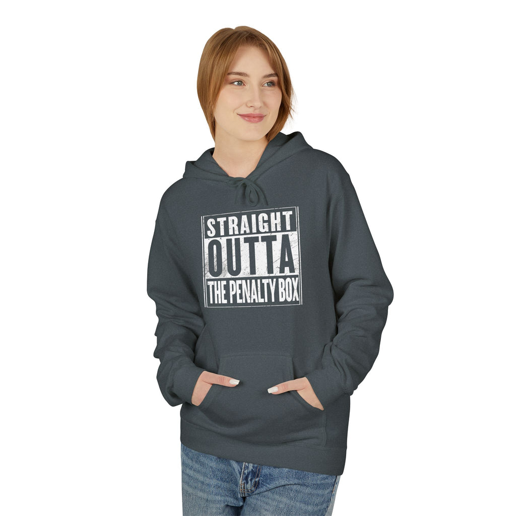 Straight Outta The Penalty Box - Adult Fleece Hoodie