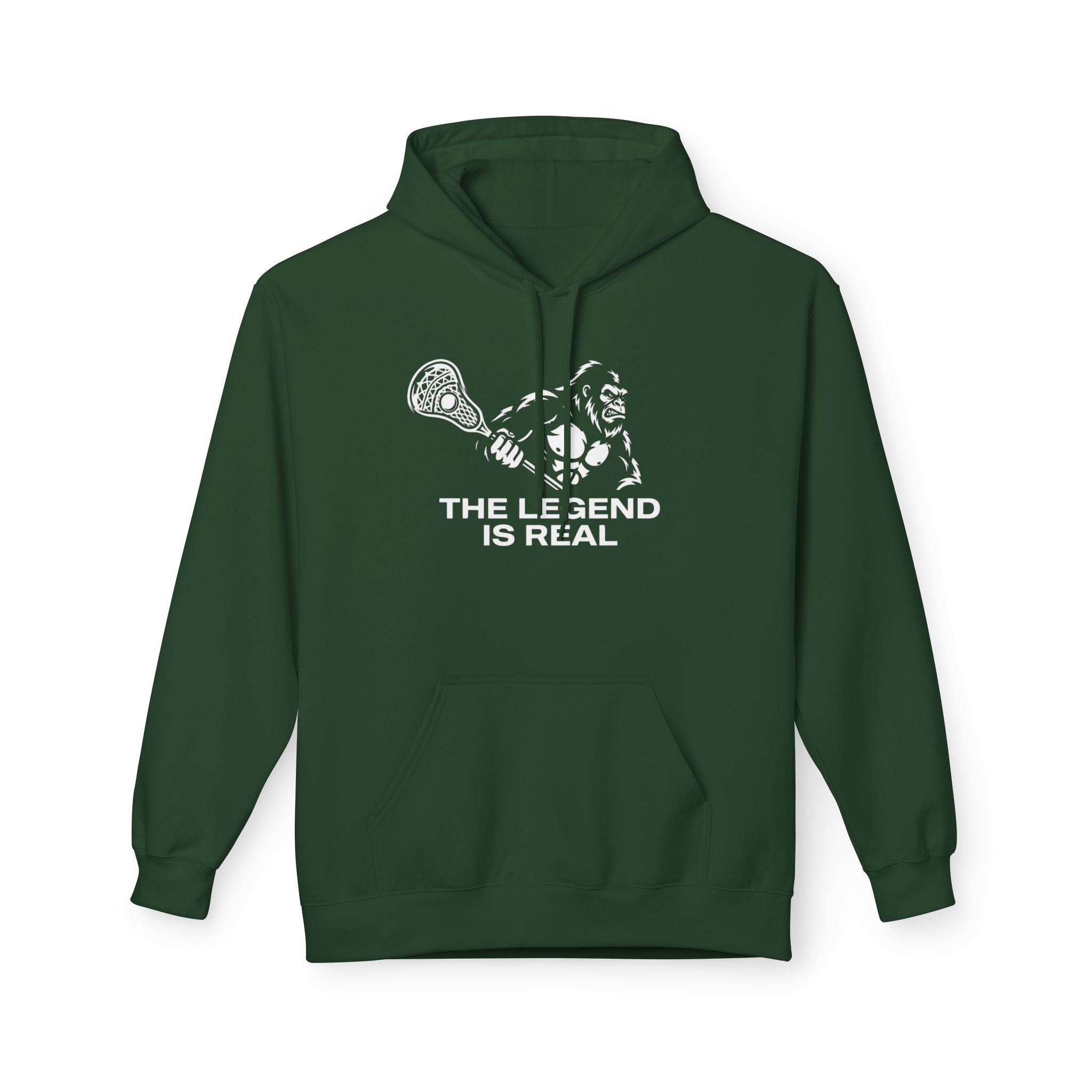 LAXsquatch - Adult Fleece Hoodie