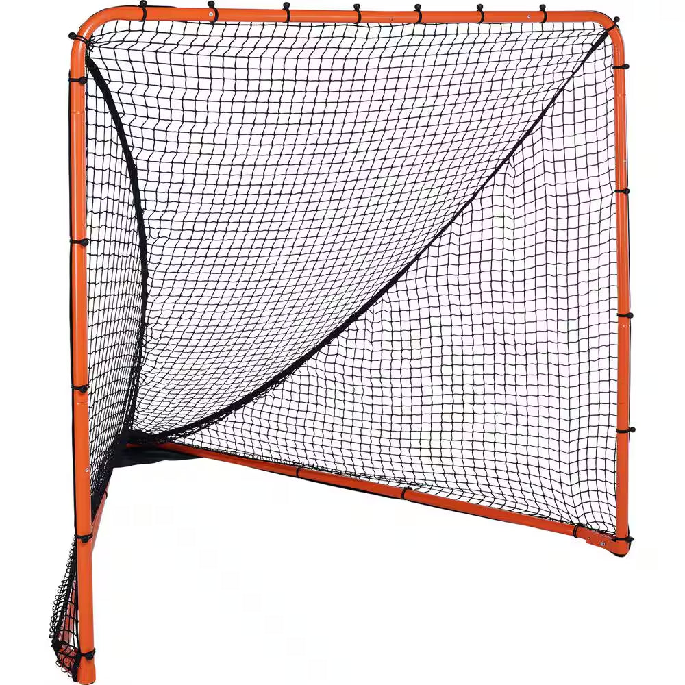 Lacrosse Goal, 6 X 6 In. Lacrosse Net, Folding Portable Backyard Lacrosse Training Equipment, Steel Frame Training Net
