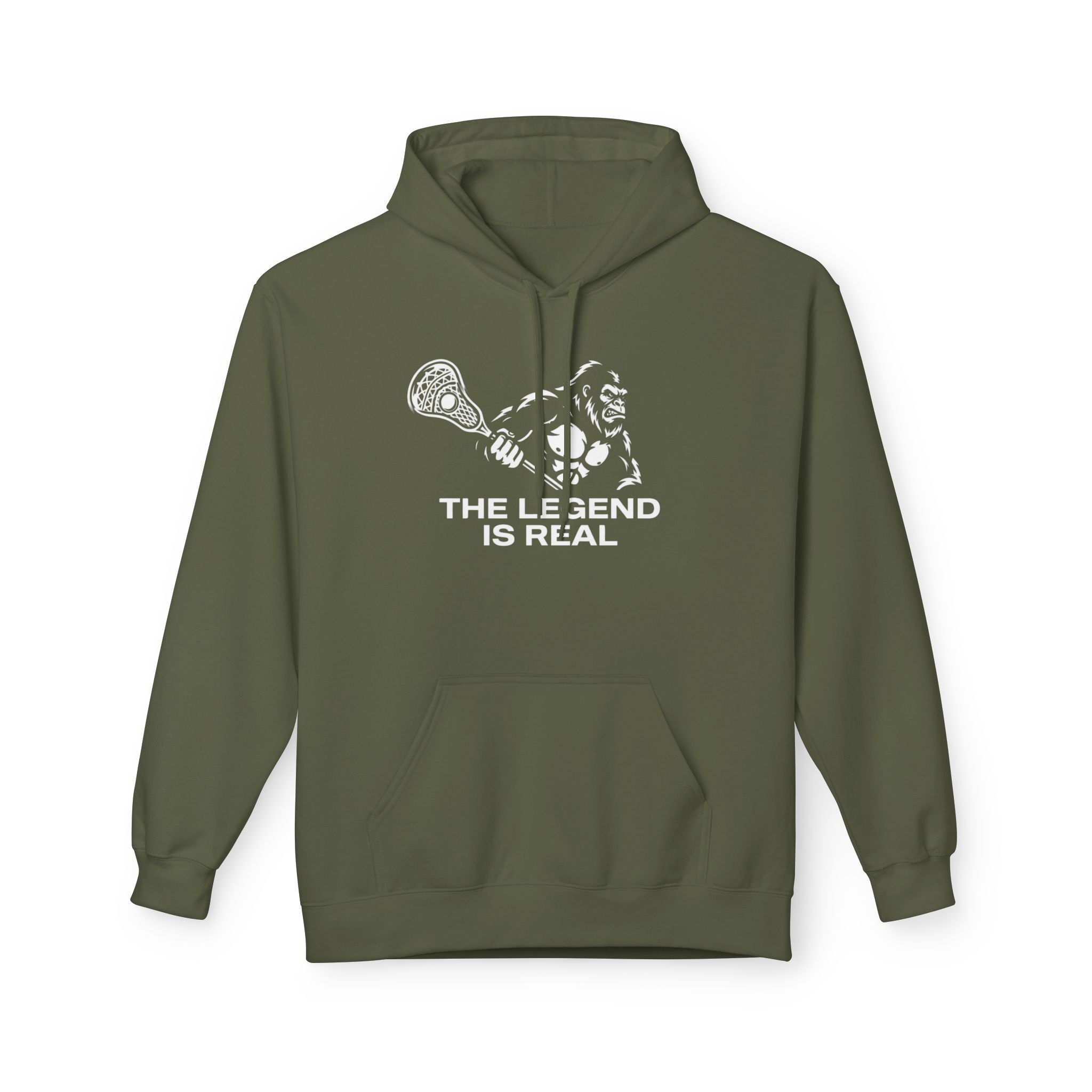 LAXsquatch - Adult Fleece Hoodie