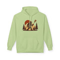 Retro LAXsquatch- Adult Fleece Hoodie