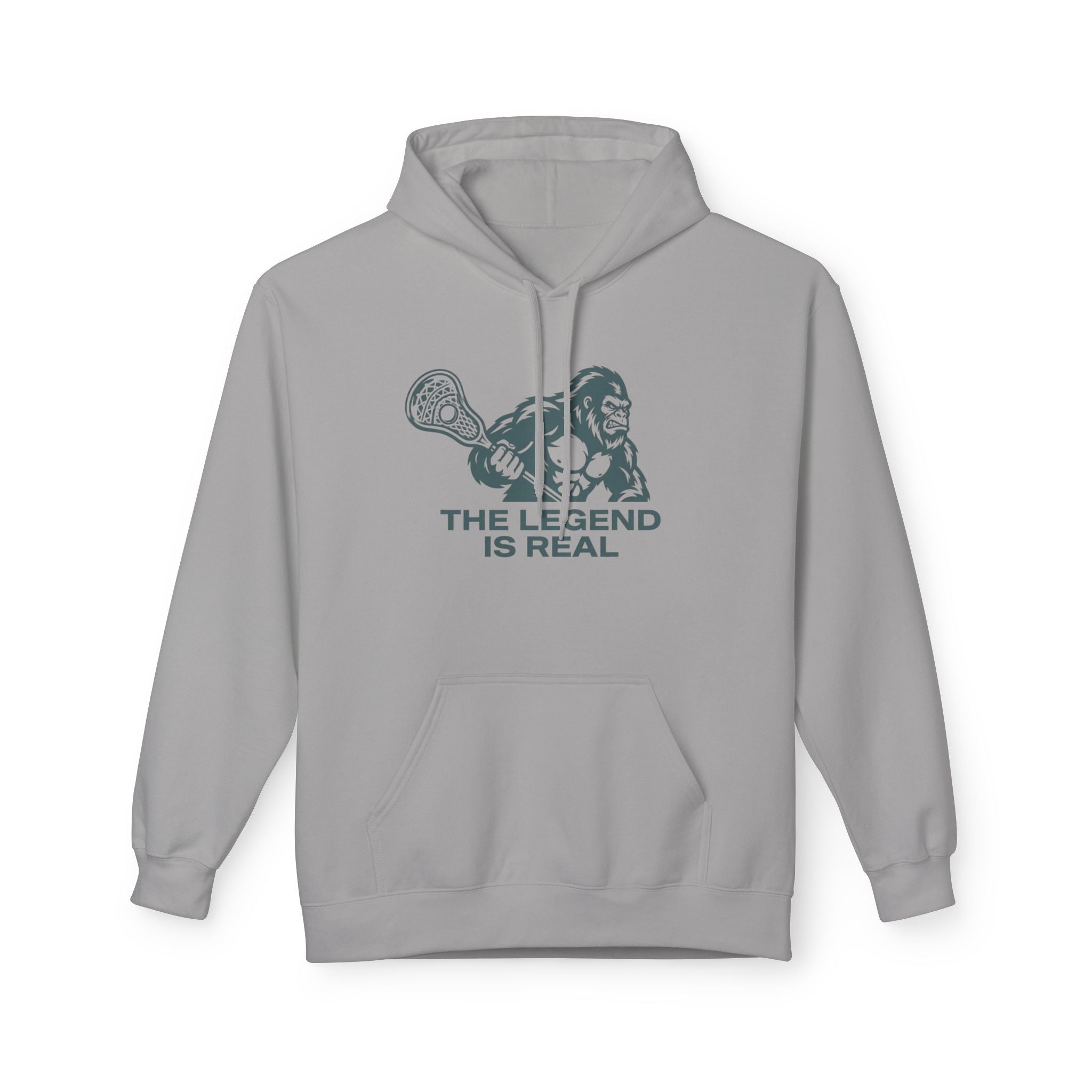 LAXsquatch Blue - Adult Fleece Hoodie