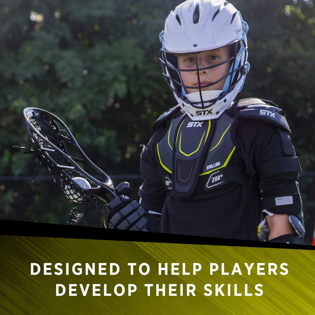 STX Stallion 200 Boys Complete Lacrosse Stick for Beginners and Intermediate ...
