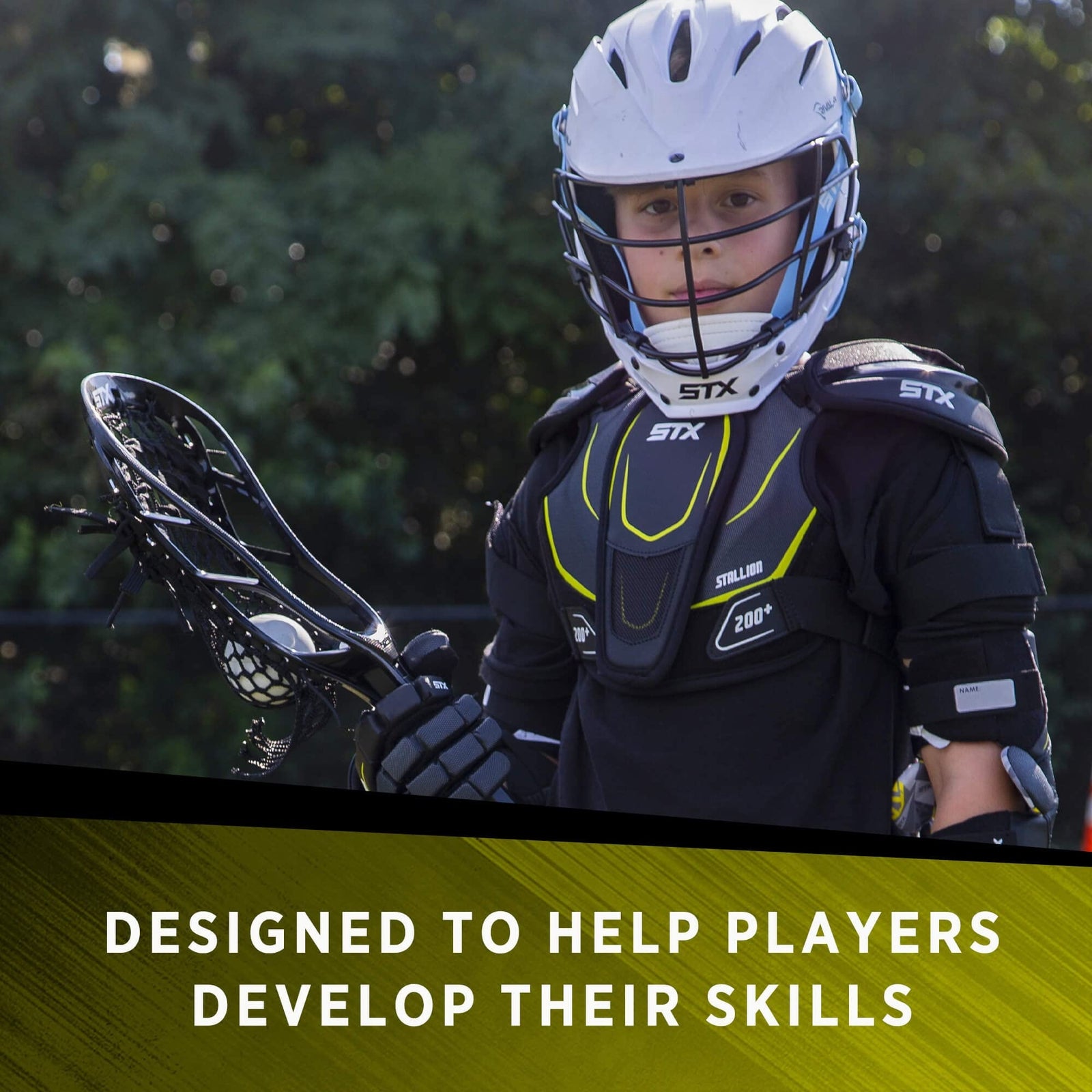 STX Stallion 200 Boys Complete Lacrosse Stick for Beginners and Intermediate ...