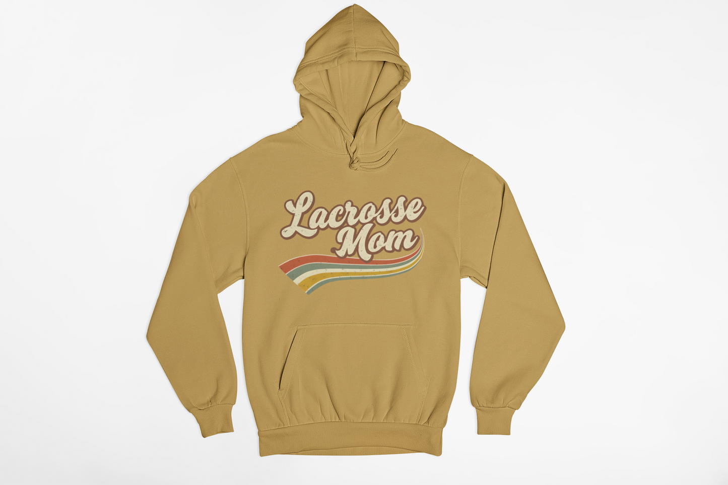 Retro Lacrosse Mom Fleece Hoodie
