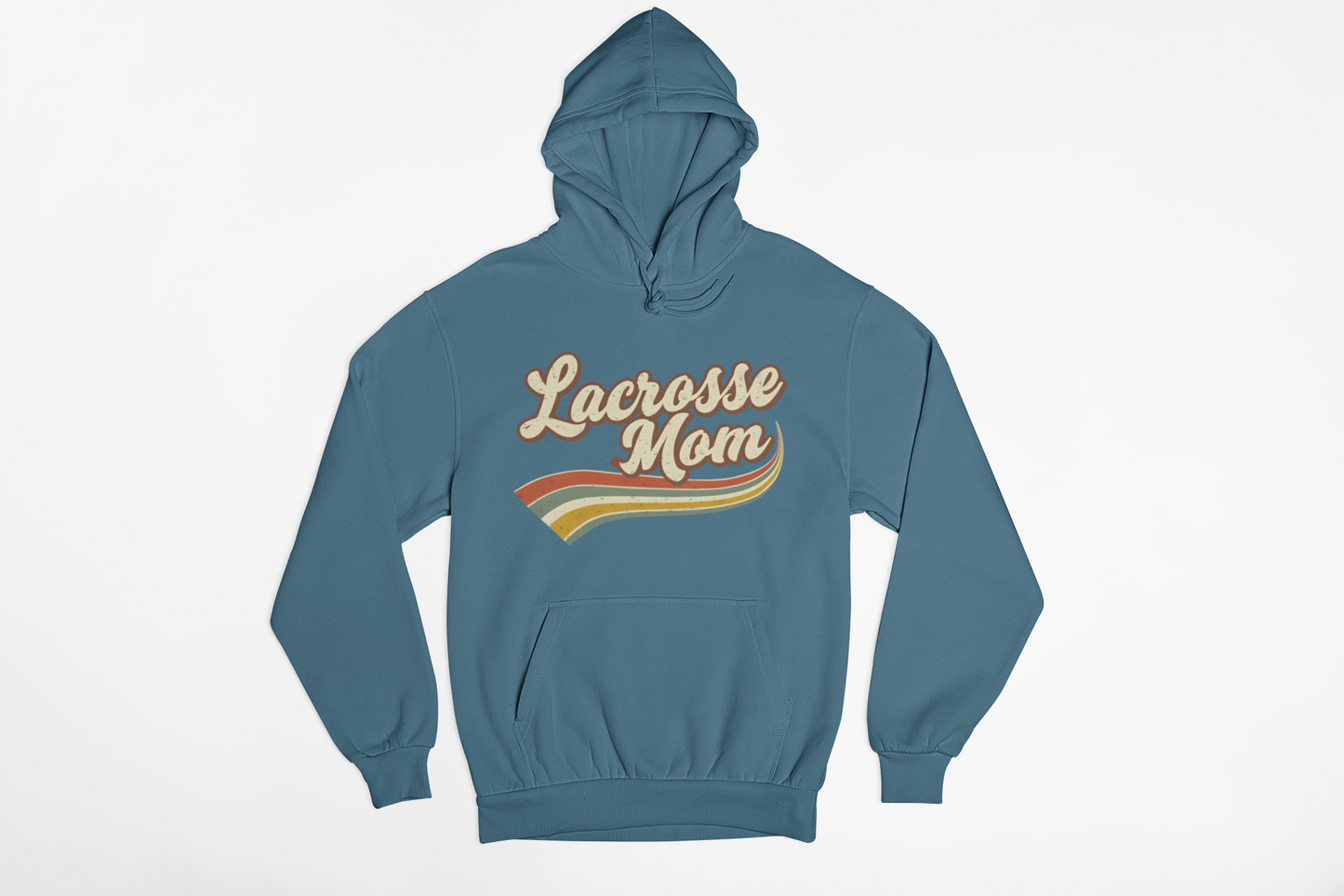 Retro Lacrosse Mom Fleece Hoodie
