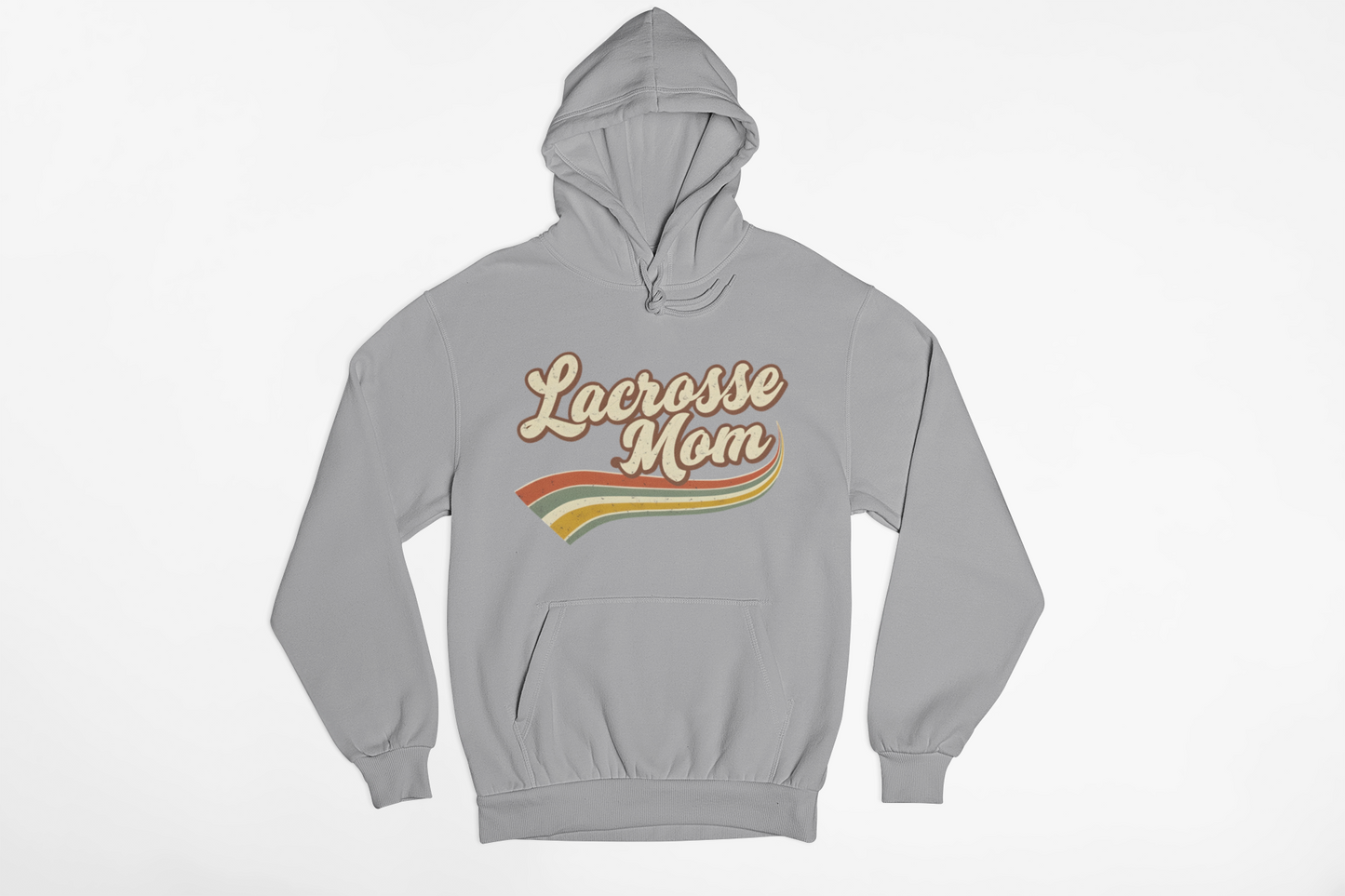 Retro Lacrosse Mom Fleece Hoodie