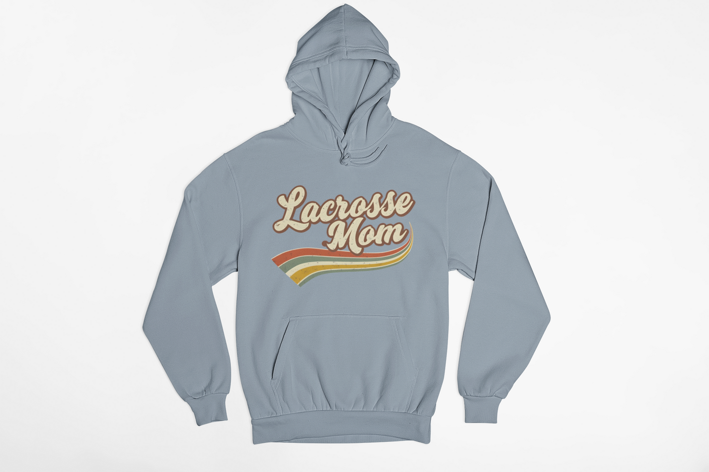 Retro Lacrosse Mom Fleece Hoodie