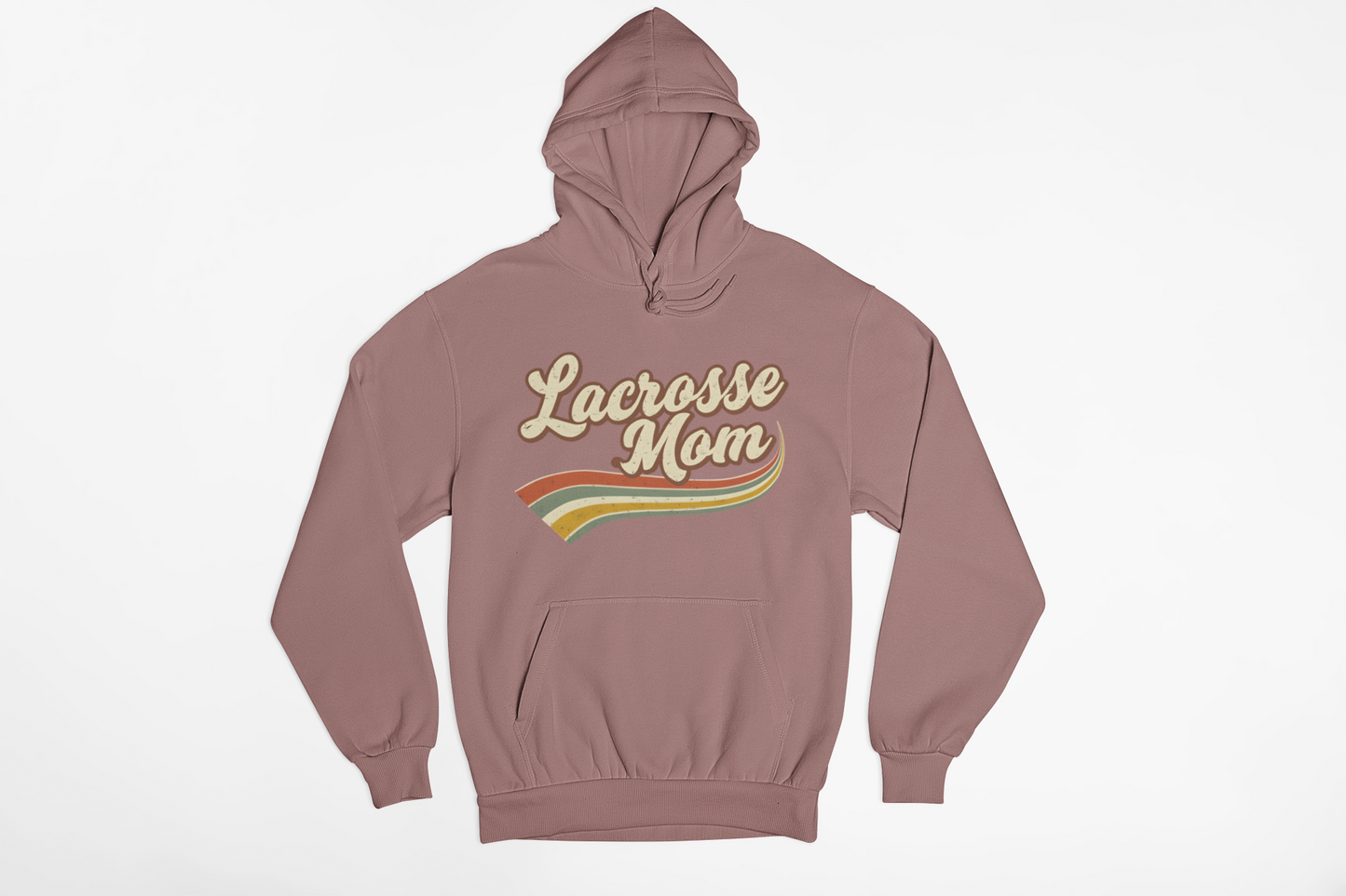 Retro Lacrosse Mom Fleece Hoodie