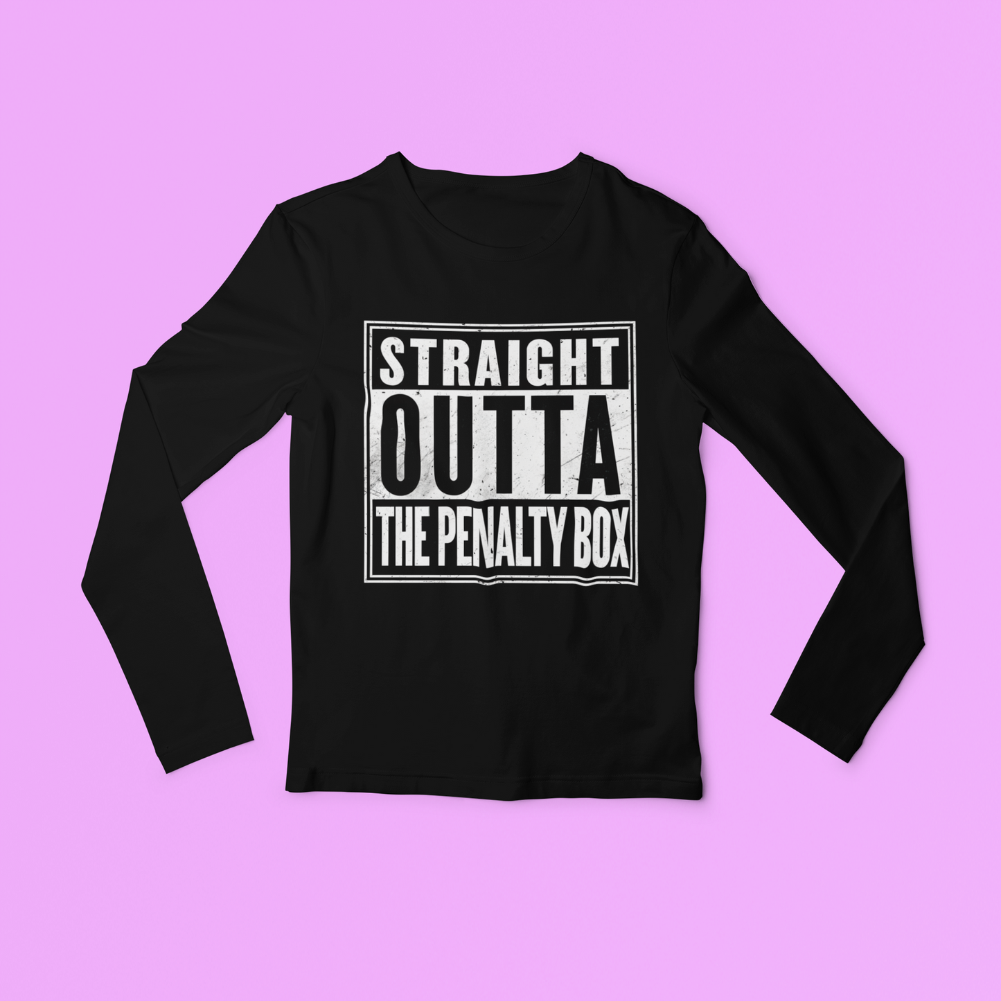 Straight Outta The Penalty Box Youth Long Sleeved Tee