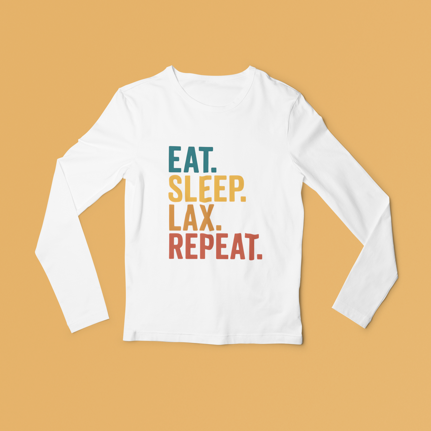 Eat.Sleep.LAX.Repeat Long Sleeved Tee