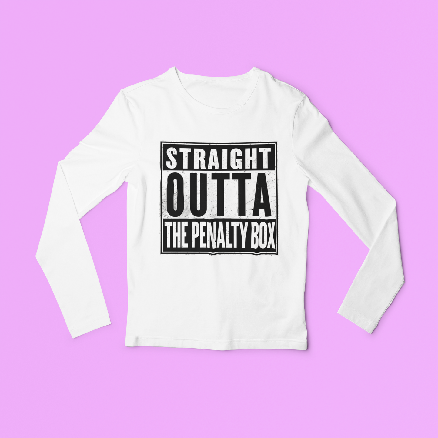 Straight Outta The Penalty Box Youth Long Sleeved Tee