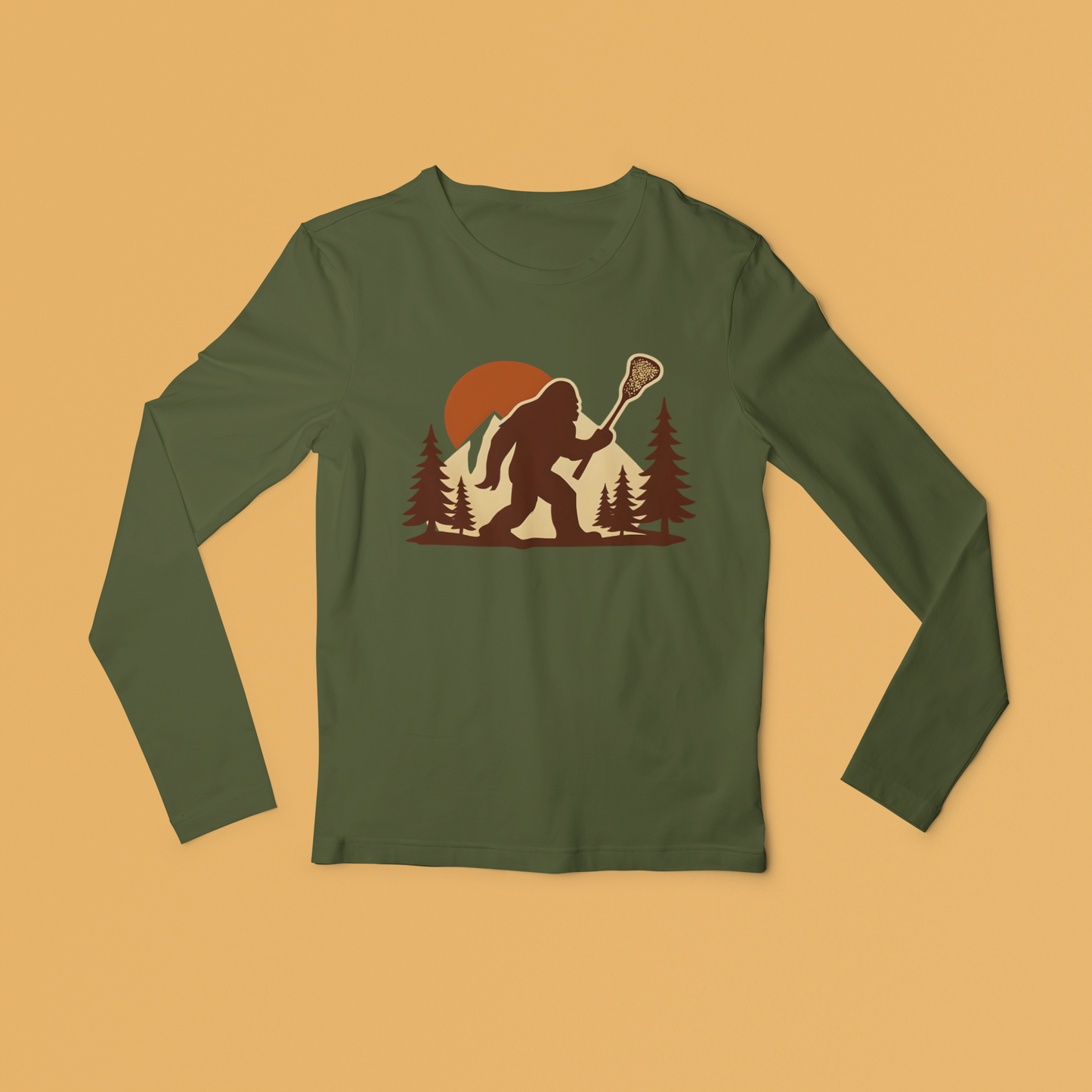 LAXsquatch Long Sleeved Tee