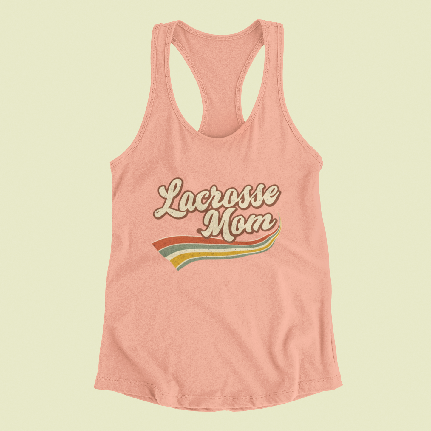 Retro Lacrosse Mom Tank