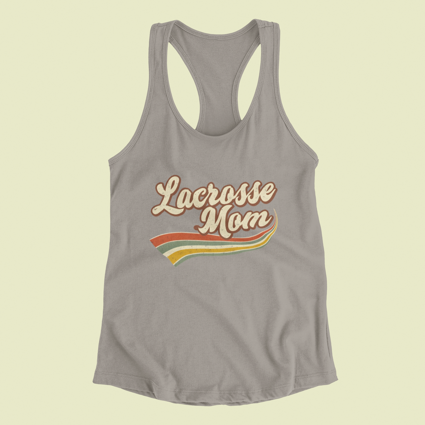 Retro Lacrosse Mom Tank