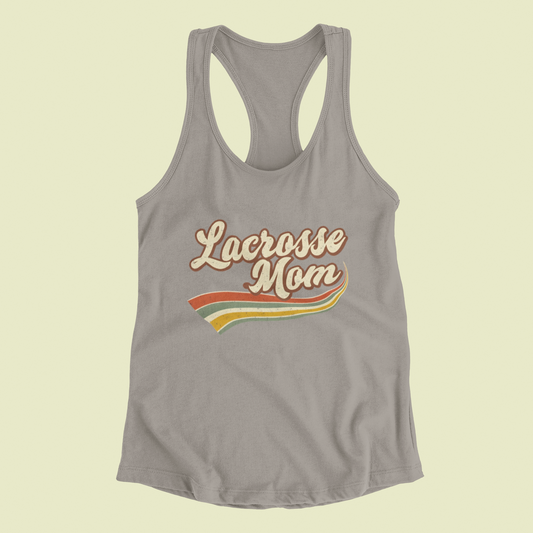 Retro Lacrosse Mom Tank