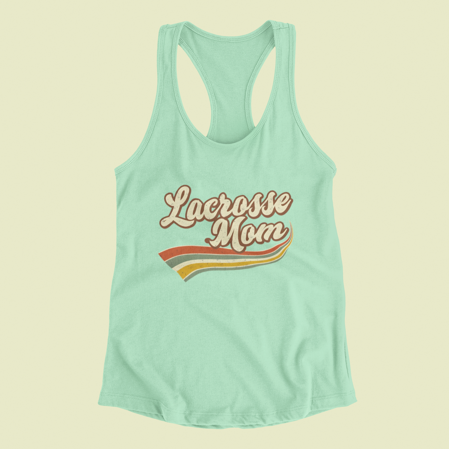 Retro Lacrosse Mom Tank