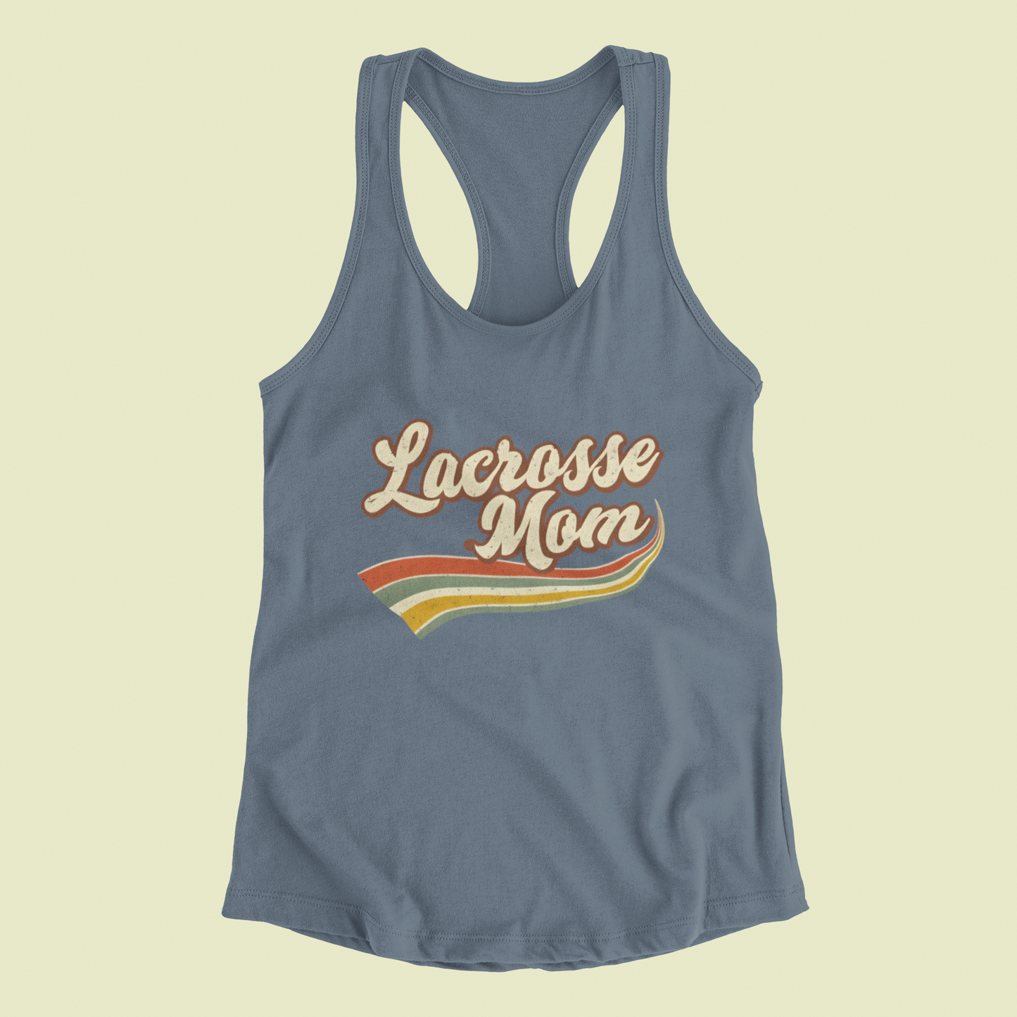 Retro Lacrosse Mom Tank