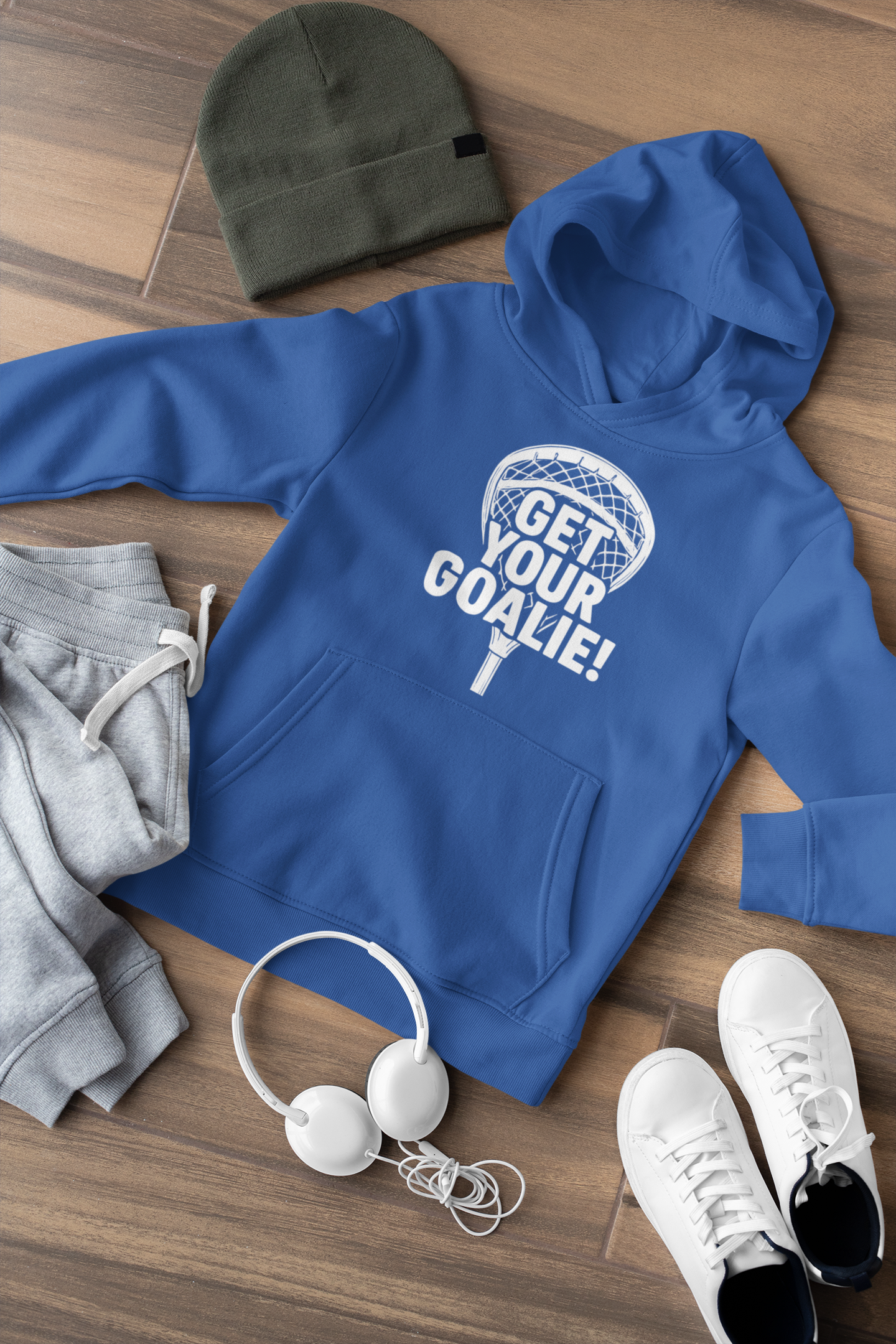 Get Your Goalie Youth Fleece Hoodie