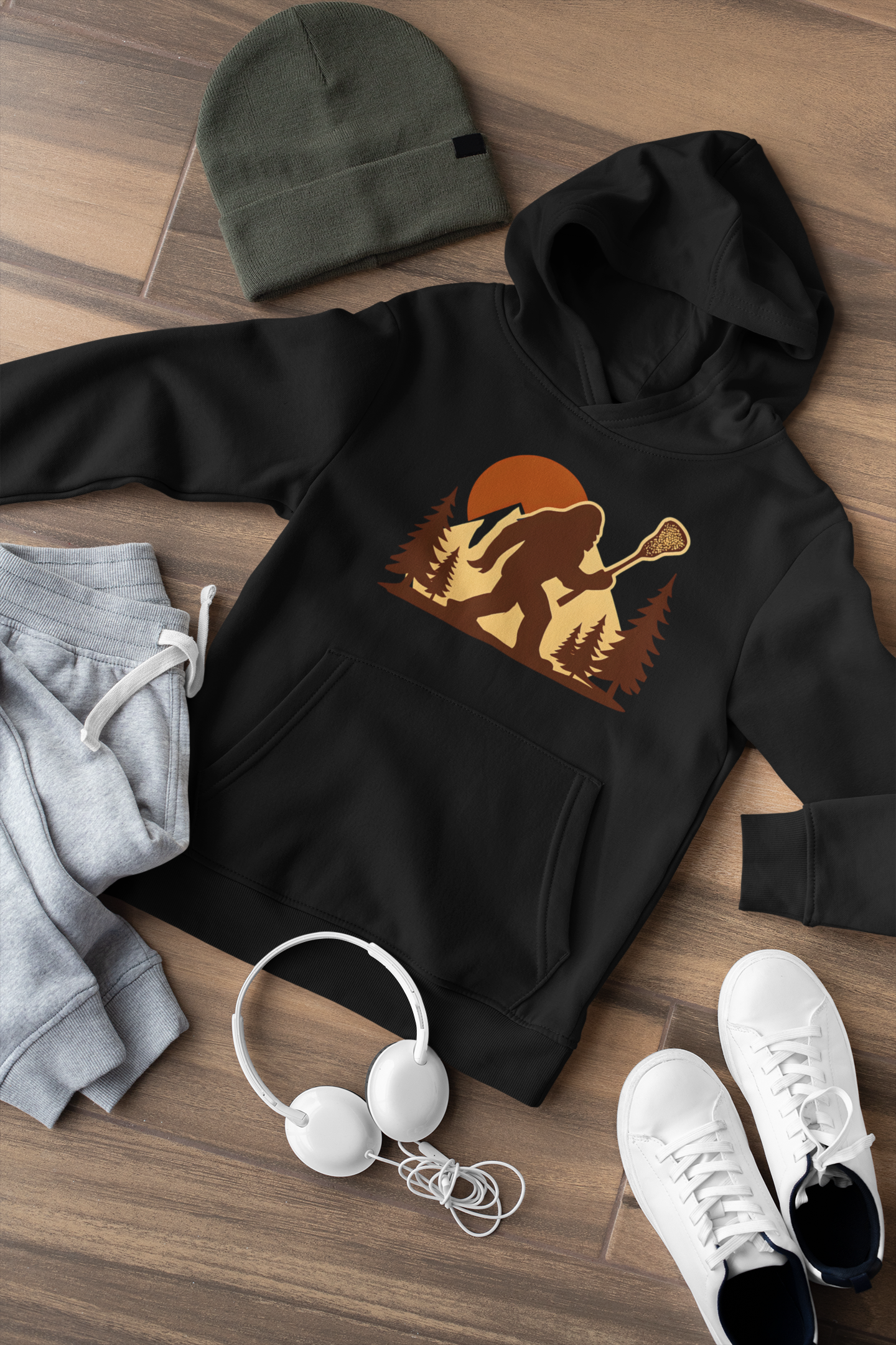 LAXsquatch Youth Fleece Hoodie