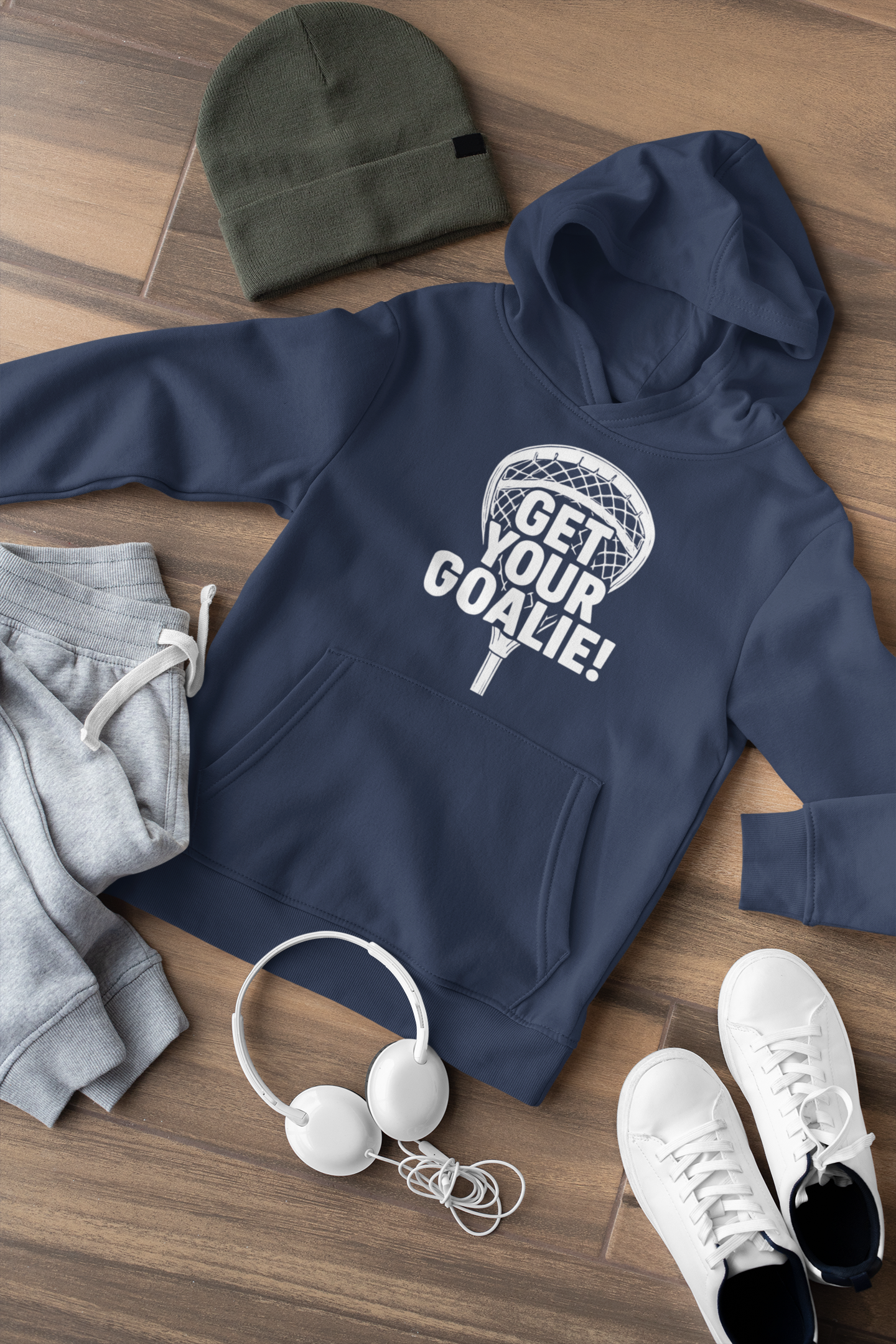 Get Your Goalie Youth Fleece Hoodie