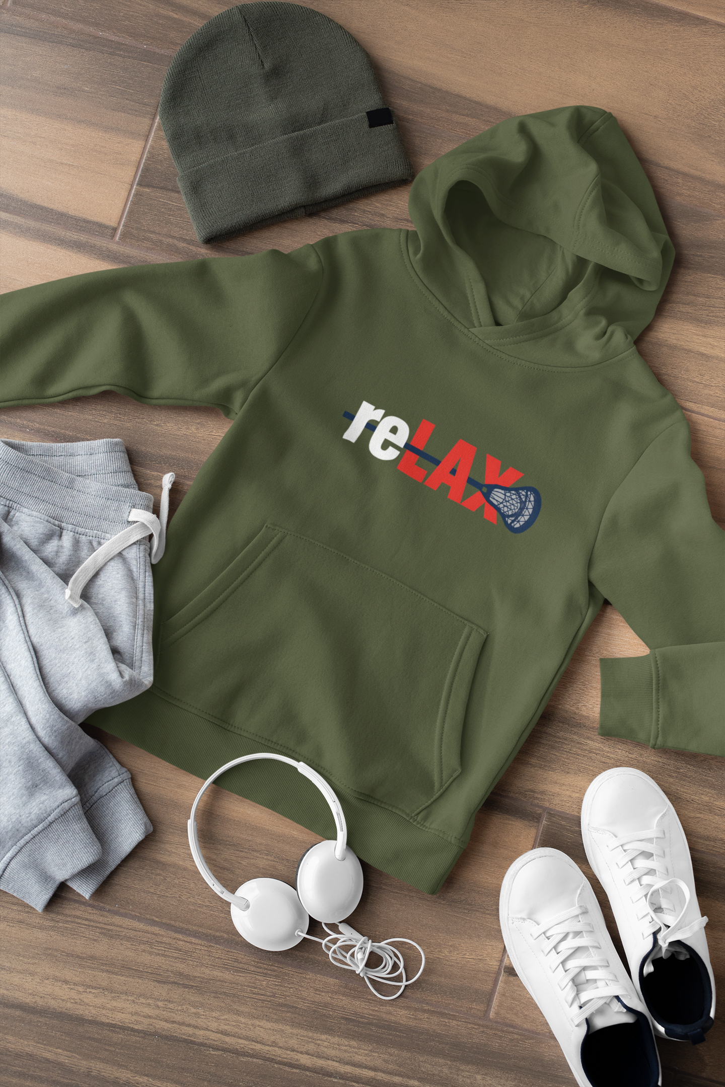 reLAX Wear Logo Youth Fleece Hoodie