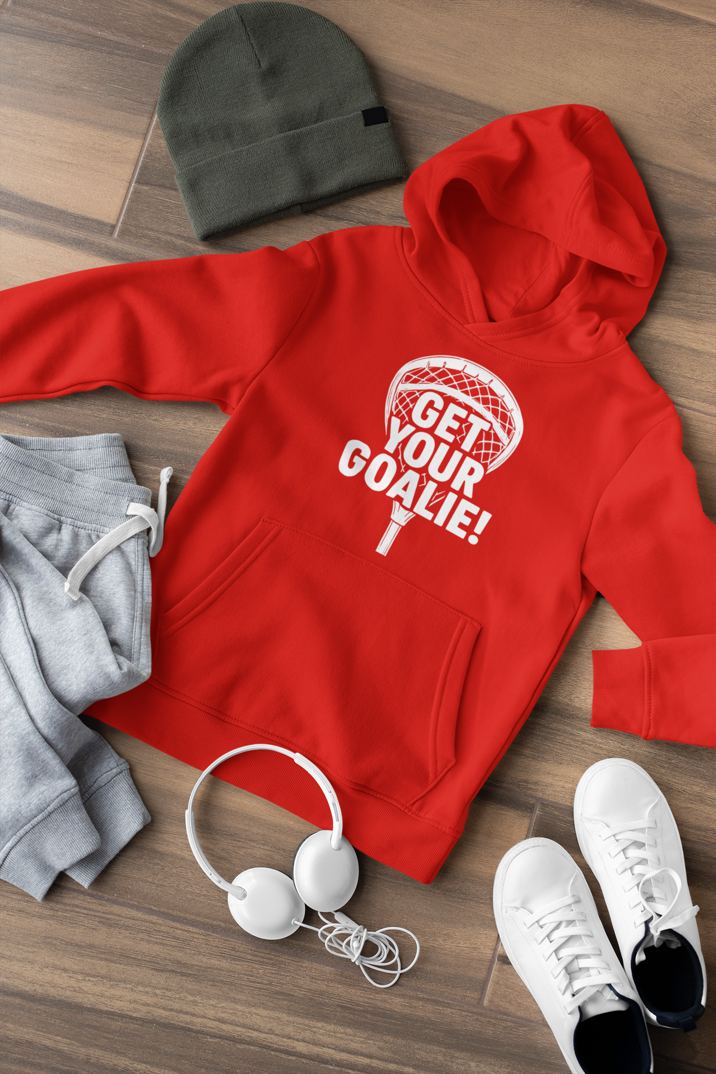 Get Your Goalie Youth Fleece Hoodie