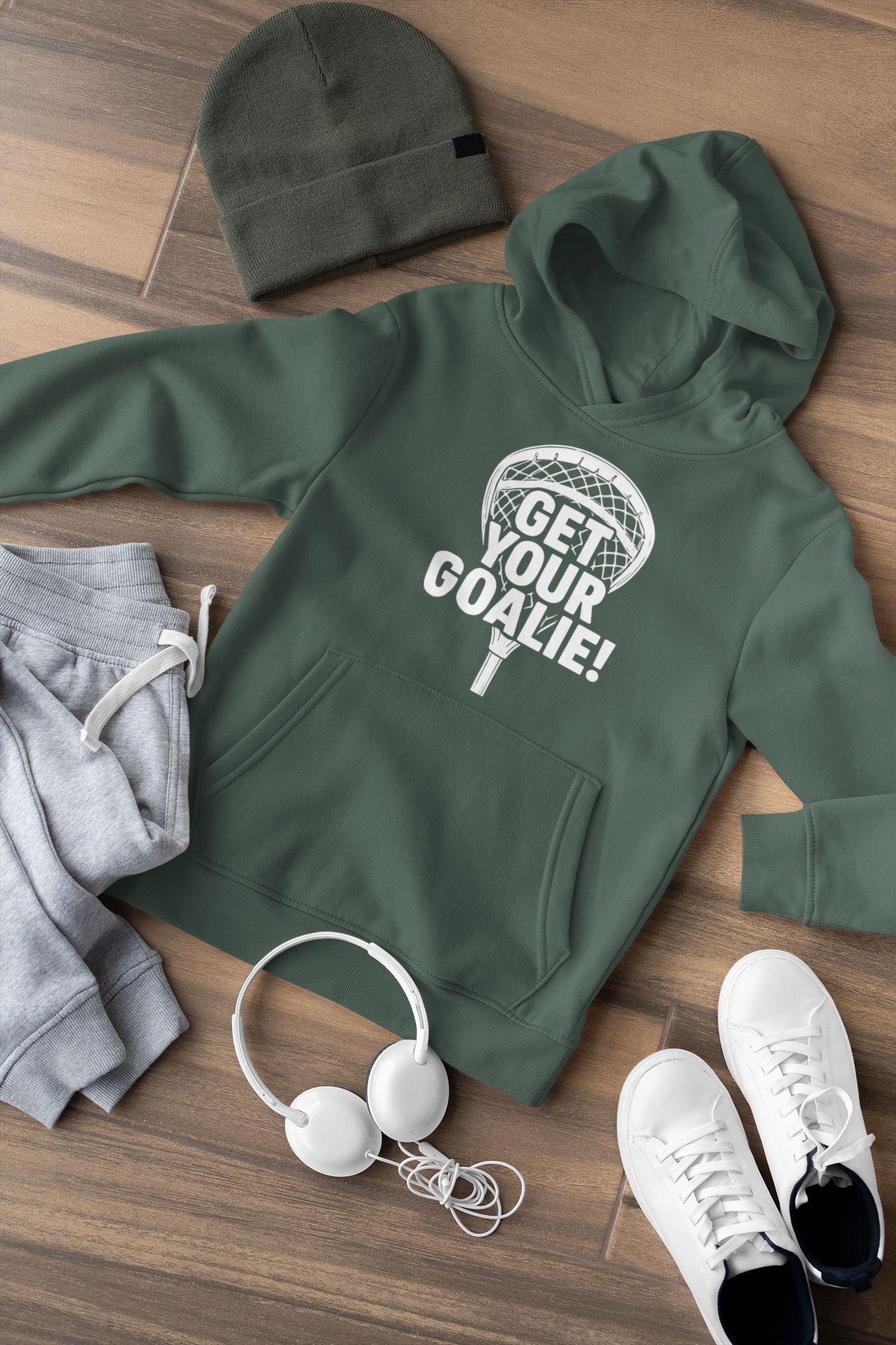 Get Your Goalie Youth Fleece Hoodie