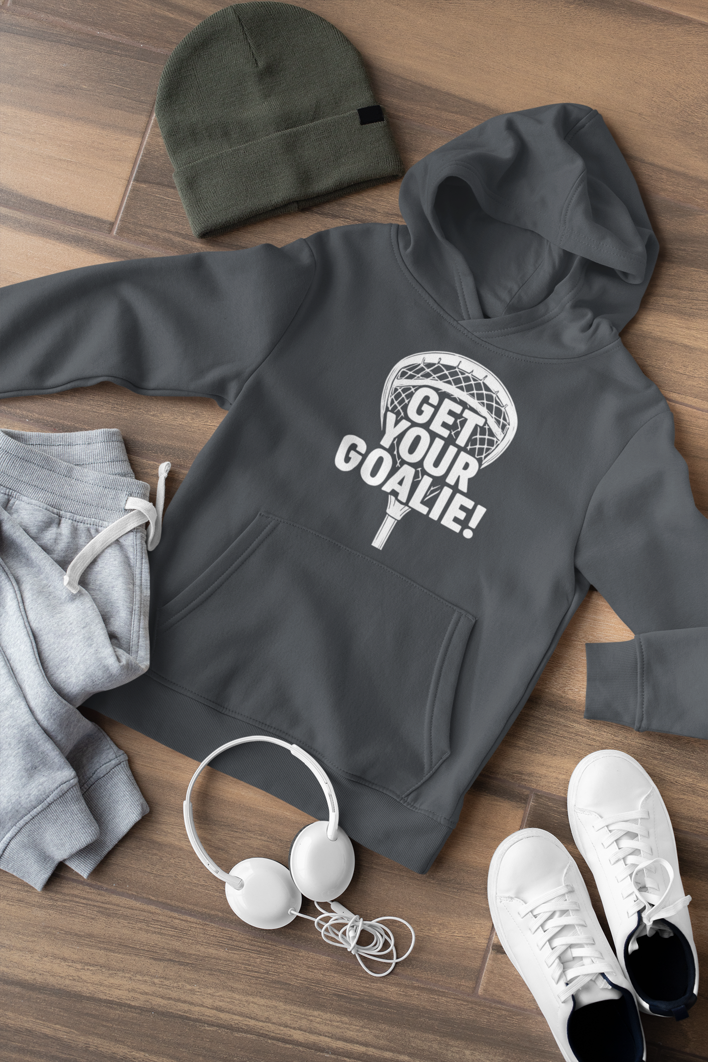 Get Your Goalie Youth Fleece Hoodie
