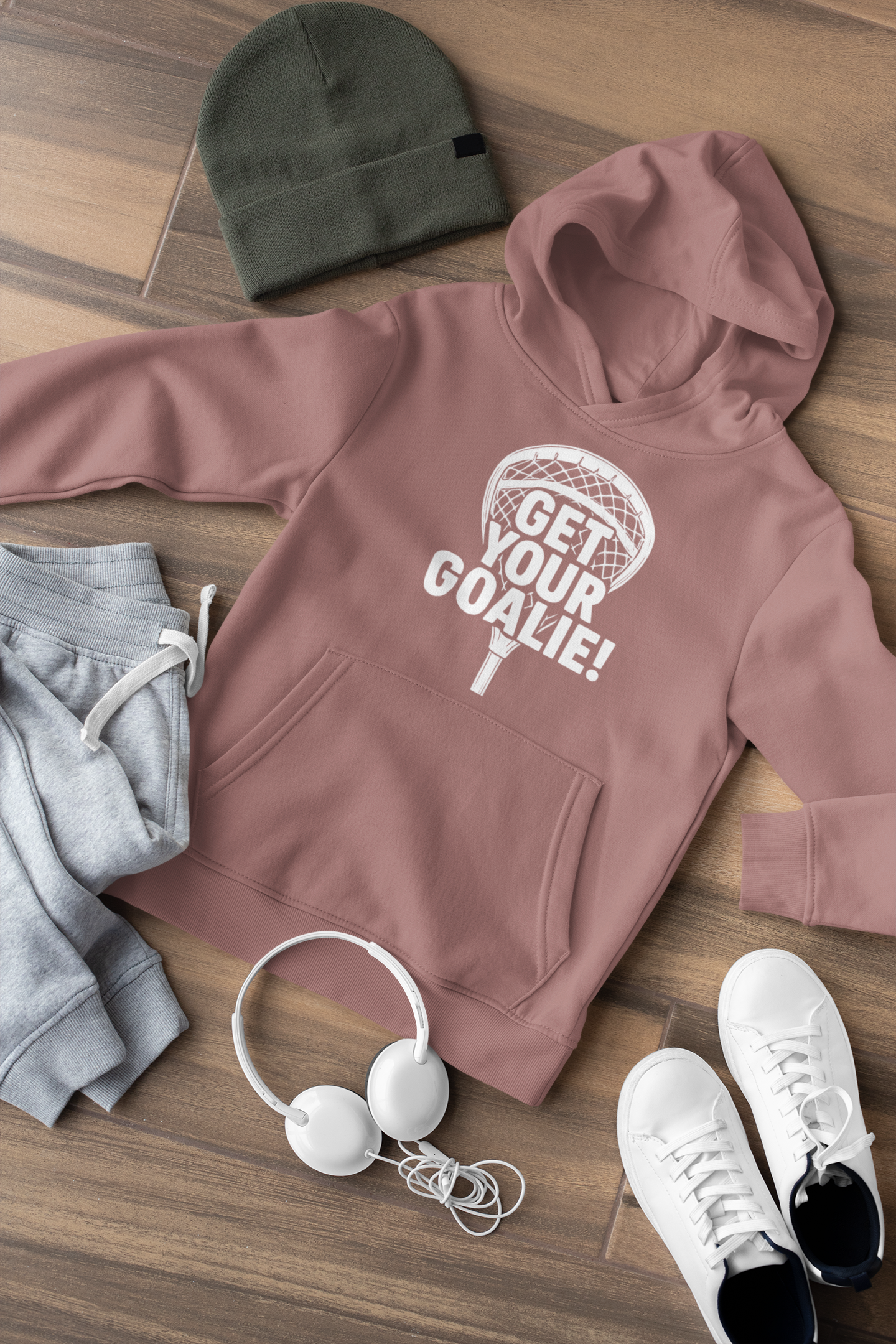 Get Your Goalie Youth Fleece Hoodie