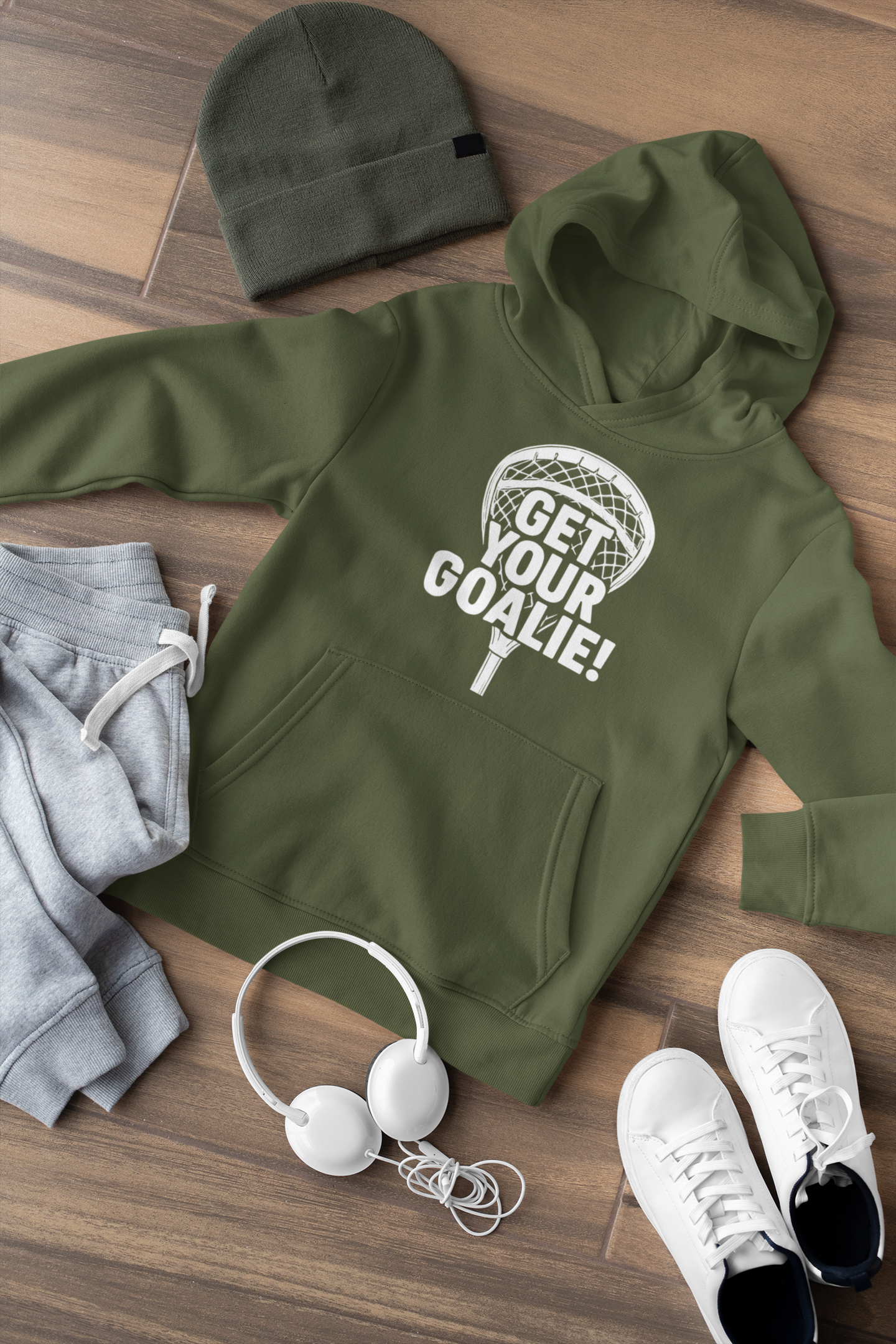 Get Your Goalie Youth Fleece Hoodie
