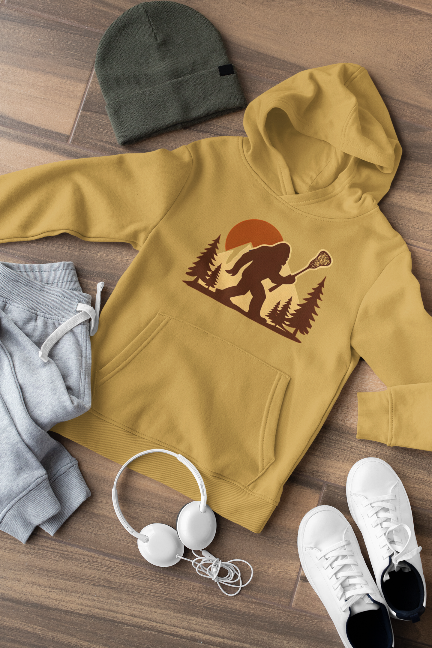 LAXsquatch Youth Fleece Hoodie
